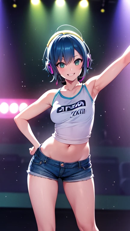 Nsfw, (master part, best quality;1.3), extremely detaild ,ultra detaild, 1girl,standing alone, robot joints, Breasts huge, hair ornament, aretes, Looking at Viewer, mini skirt, microwave good, purples eyes, 4k resolution, Ultra-realistic, highy detailed, fully body, front view, dynamic lights, hypno walk