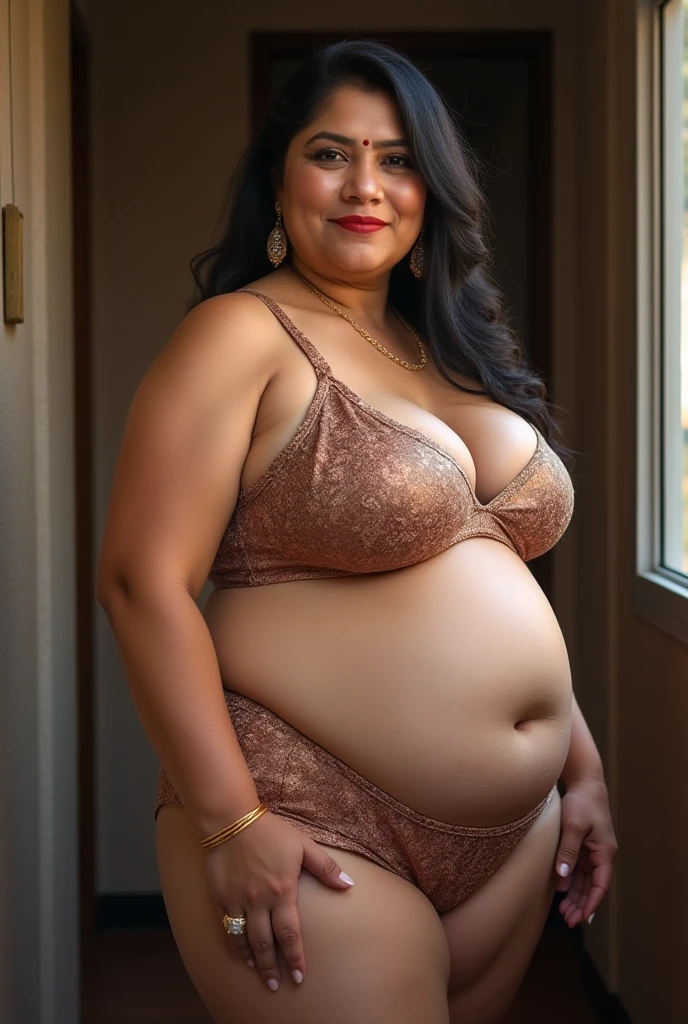 Bbw Pakistani, fully naked, (facing the camera)(big booty) (fat hip) ( back view) (face here) Plus size bbw big boobs,grass