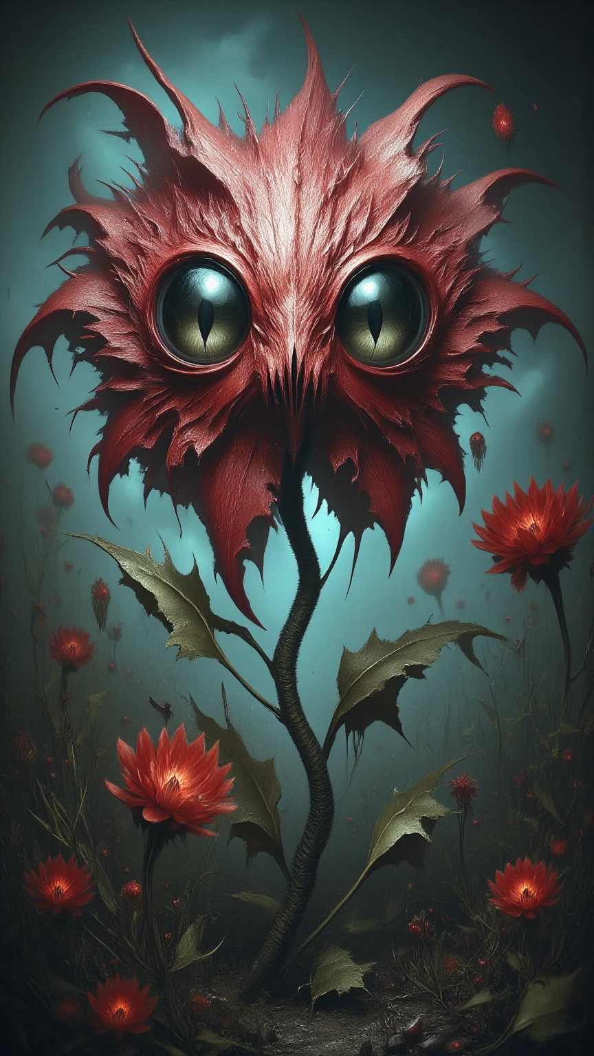 cinematic photo cinematic photo creature in the red forest made from fractal vines, eyes, 8k, F2.8, RAW Photo, ultra detailed, soft lighting, real life, 35mm photograph, film, bokeh, professional, 4k, highly detailed . 35mm photograph, film, bokeh, professional, 4k, highly detailed<lora:add-detail-xl:1.0>