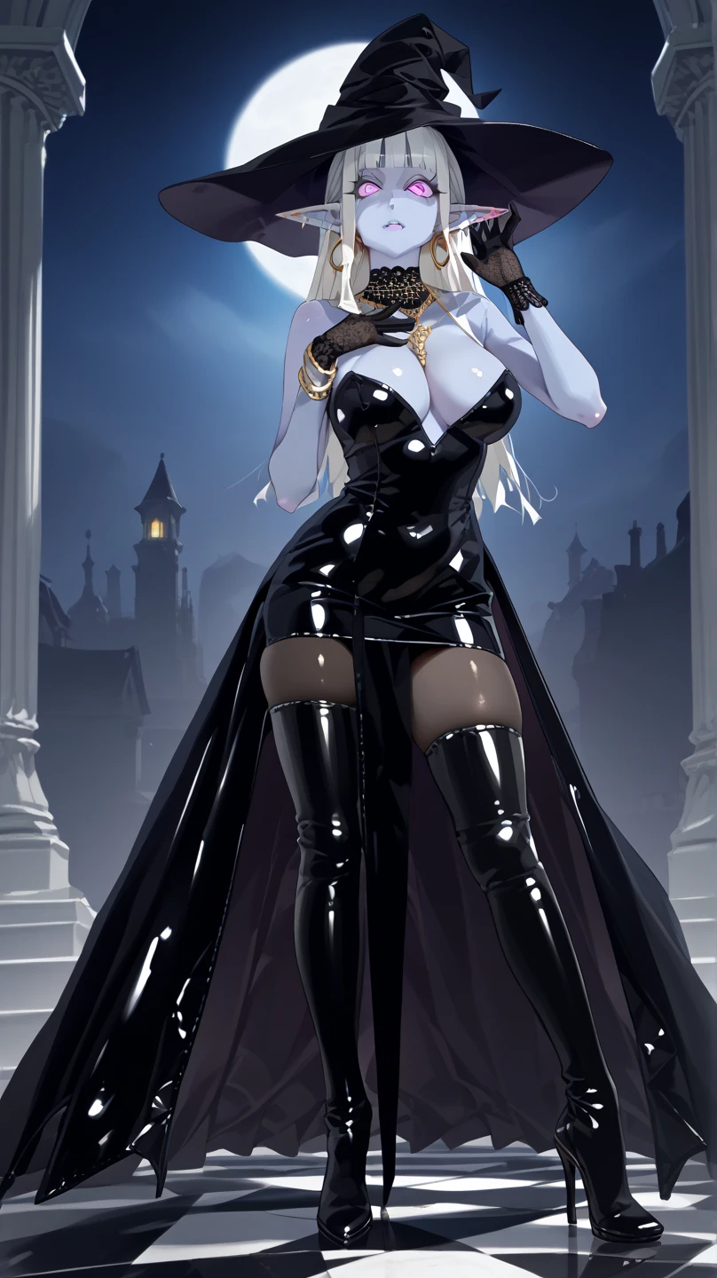 A beautiful woman dressed as a church sister, Strike a pose gracefully. She has a perfect face、, Expressive eyes, long flowing hair, And a kind smile. Her body is perfectly balanced, With a slim waist and beautiful curves. 彼女の教会のNunsたちの衣装は伝統的な要素で飾られている., Includes a modest dress with a veil and intricate embroidery. The embroidery is delicate, beautiful, Casually sexy, Enhance the elegance of your outfit. This dress has a high neck and long sleeves..., Decorated with lace and intricate patterns. The veil is of high quality, The translucent material flows gracefully over the shoulders... The background is soft and blurry、Focus on her.. Make your underarms look natural、Maintaining balance throughout the body. The character needs to appear graceful and confident.... Please show me your armpits, Embarrassing, Are crying, anger, (Nuns),(Cross Necklace), Latex bodysuit, Shiny clothes, Perfect fit for your skin, habit, Latex gloves,Black bodysuit,Thigh-high boots, No sleeve,