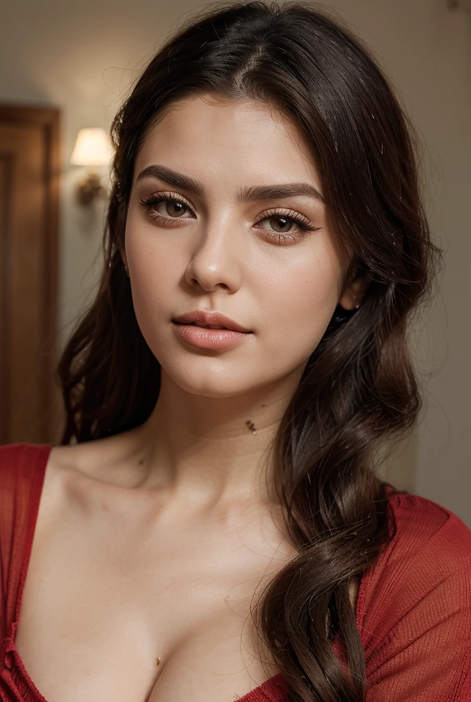 Turn this image into a Disney Anime princess according to her figure outfit lighting personality and dress eyes should be perfect realistic