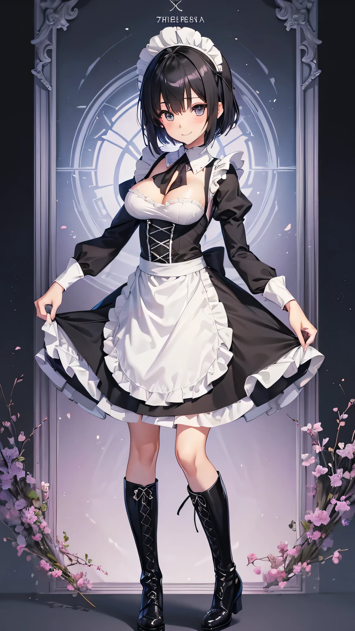 Wearing a skirt, the imperial sister stood. Tall and tall. Wearing white lace stockings, angel's face, detailed and distinct facial features, perfect body proportions Meeting the above conditions, the best result，Wearing a shirt