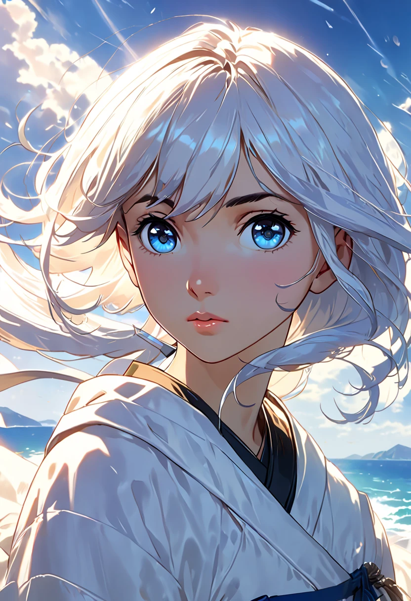  style for stilets,  nvinkpunk face close-up portrait (((sks people))),  smooth and soft skin , Big dreamy eyes,  beautiful intricately colored hair , Symmetric, Anime Big Eyes,  soft lighting,  detailed face , Makoto Shinkai,  Stanley Artgerm Lau, Wow, Lost Draw,  concept art ,  digital paint,   Looking into the Camera  