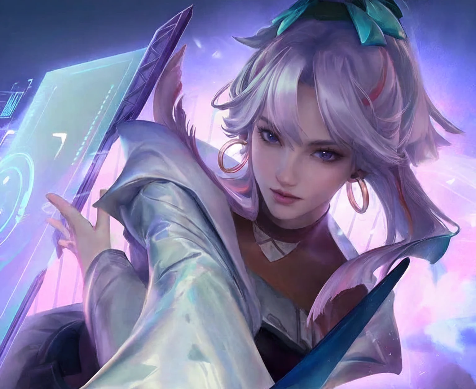 Close-up of a,It is surrounded by tall trees and a gentle mist.league of legends character art, League of Legends concept art,league of legends splashart, League of Legends character, league of legends art, from league of legends, Riot game concept art, league of legends style art, league of legends splashart, league of legends champion,komono, Hanfu,Taoist uniform,Off-the-shoulder attire,shift dresses,Lolita prostitute,Motion blur, Depth of field means reflection,extreme light,fog atmosphere,The moonlight shone on the side of the girl's face,realisticlying,no-bra,vacuum,Extra-long sleeves,Long off-the-shoulder dress,huge tit,cleavage,Full length of colorful hair(1.9),Color gradient for long hair,Messy hair,Barefoot,Full body like,realskin,realcumAI,Snow-white skin,Snow-white alluring thighs,Top image quality,Extreme light and shadow,White panty hose,High details,Standing painting,lines of movement,dynamicposes,komono,PC Wallpapers,Two-thirds of the canvas generates the body,Move the chart Green Forest,