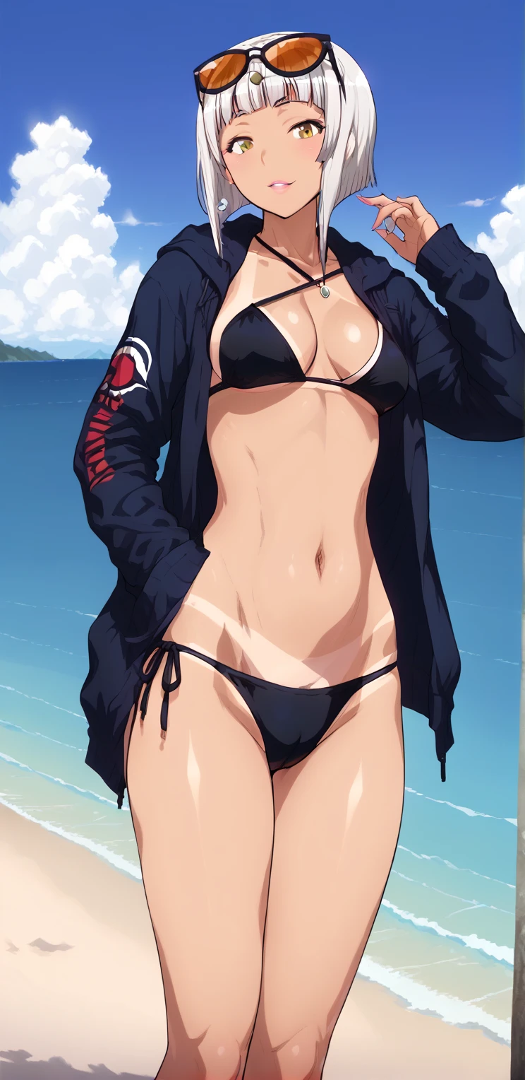 Girls don't wear clothes by the sea