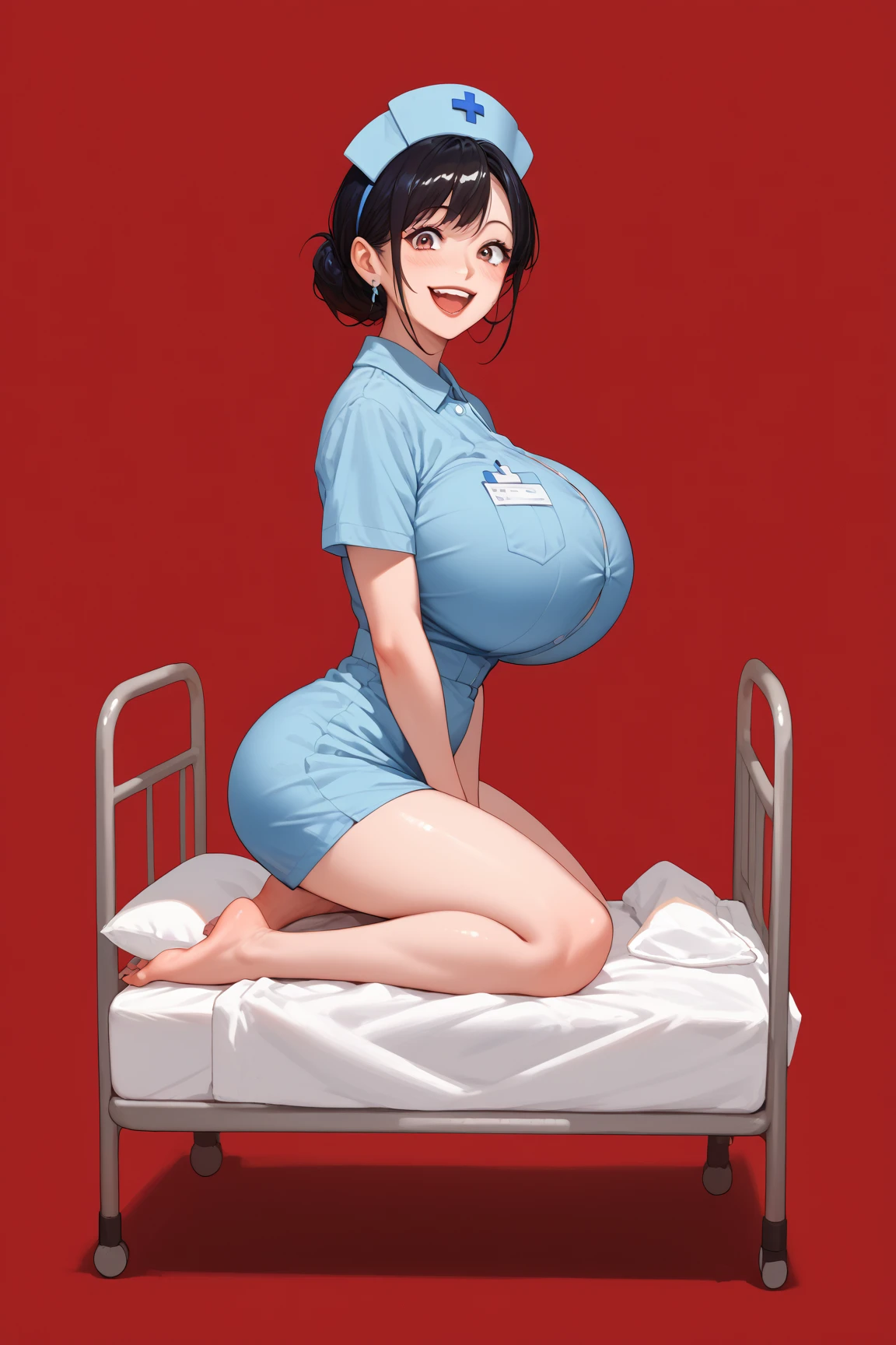 ,Ruani1124 , hospital bed , red background , full body,score_9, score_8_ up, score_7_ up, score_6_ up, score_9, score_8_ up, score_7_ up, score_6_ up  source_Anime, ,  excited,  from the side 1 girl ,  temptation smile ,  perfect body , natural huge breasts ,  source _Anime,