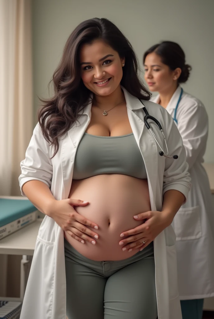 In the background, pregnancy tests or tests of someone who longs for a pregnancy with representative images and in a corner of the photo that appears Dr. José Gregorio Hernández