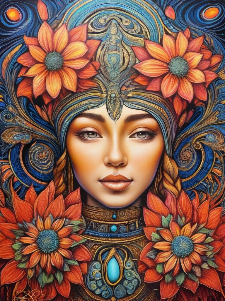 Amanda Sage style, high contrast, cute girl, bold color, extremely detailed, high quality, highly detailed, master piece,