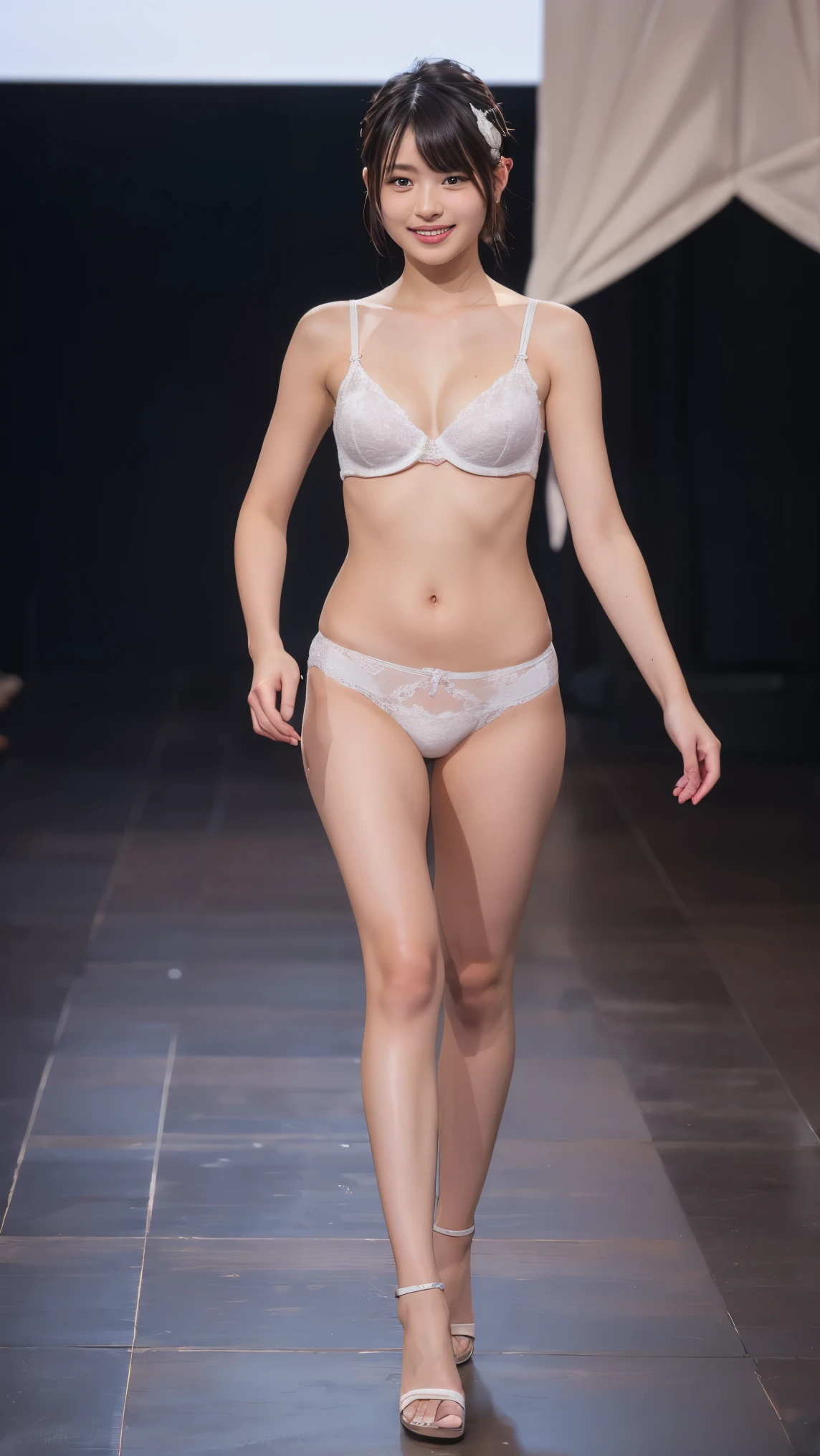 (8k,RAW Photos,Highest quality,masterpiece:1.6),(Realistic),1 girl,(Full nudity:1.8),(Completely naked:1.8),(View from the rear),(beautiful girl:1.8),Lots of eyelashes,Glowing eyelids,skeletally correct,(vagina:1.8),(:1.4),(Small breasts:1.6),(Small Ass:1.8),(Thin legs:1.6),(Flat Chest:1.8),(Striptease:1.8),(Beautiful buttocks:1.8),(Sad expression:1.4),(Straight face:1.8),(Embarrassed expression:1.6),(Glowing Skin:1.6),(No pubic hair:1.6),(Lower body naked:1.6),(White skin:1.8),(Open your mouth:1.8),(Bright lighting:1.6)