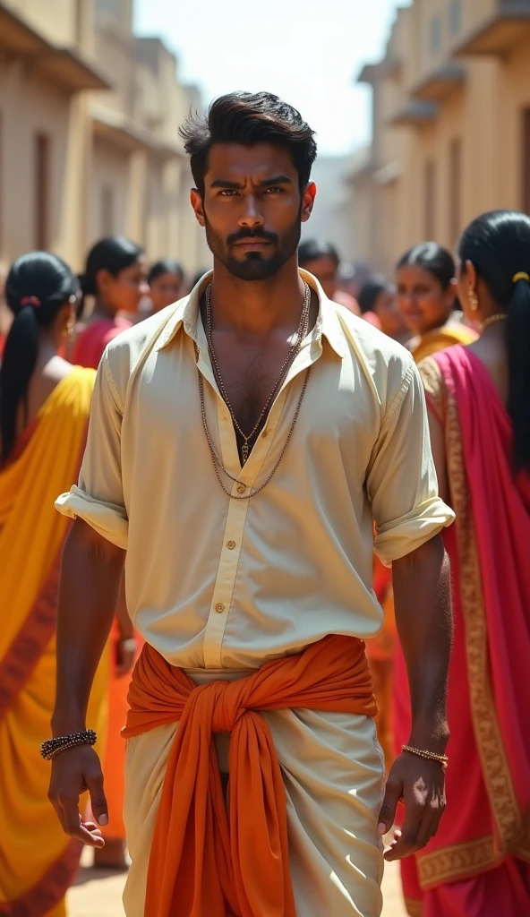 a indian man having stylish physique, smart, handsome, elegent, aesthetic , photorelastic , 8k
