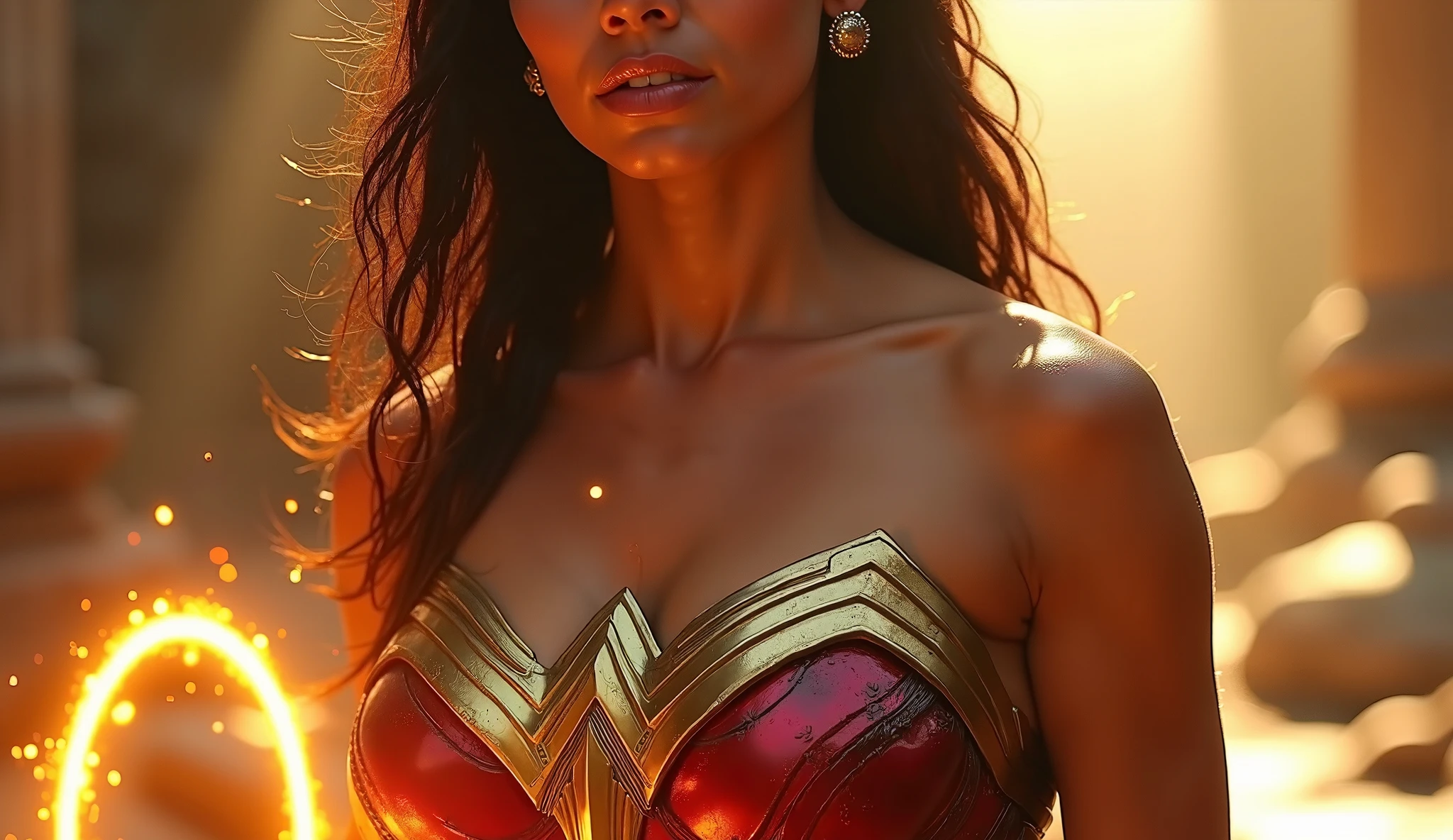 (Masterpiece.UHD.photorealistic). Medium full shot.Scene from Movie, an ultra hot gorgeous European Woman, age 23, full body shot, ((she’s the Death)), (((laughing out loud)), (((She walks into a lava ground))). Cleavage. ((Burning hands)) Distorted Space, Distorted Undead in the Background, Lens Flares, Light Shafts, Intricate Details, High Detailed, Volumetric Lighting, 4k Rendering, Stock Photo, Hyper-Realistic, Realistic Textures, Dramatic Lighting, Unreal Engine. Sparkles, flames, heavy smoke.