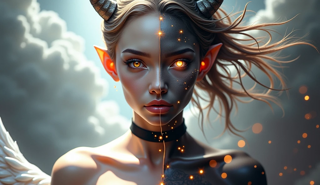 half angelic and half demonic image