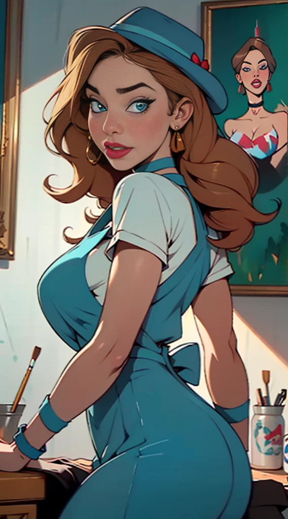 Personagem Yvonne Strahovski omagem de desenho animado de uma mulher .Ilustra??o estilo desenho animado, estilo de arte dos desenhos animados, estilo de arte dos desenhos animados, digital illustration style, design de personagens altamente detalhado, arte digital detalhada fofa, City fan art, Design de personagens de retrato, beautiful digital illustration, retrato de alta qualidade, Arte em quadrinhos, mulher jovem. expression of sexual desire background Woman character atompunk style Fallout 4 Queen Anna of Arendelle with scars of war Cartoon image of a woman .Ilustra??o estilo desenho animado, estilo de arte dos desenhos animados, estilo de arte dos desenhos animados, digital illustration style, estilo atompunk design de personagens altamente detalhado, arte digital detalhada coragem, Forest fan art, Design de personagens de retrato, beautiful digital illustration, retrato de alta qualidade, Arte em quadrinhos, mulher jovem cabelo com transas lindas . Queen Anna of ArendelleBeautiful lined eyes Medium large bust and wonderful sexy clothes. image expression of sexual desire from waist to head illustration Queen Anne of Arendelle atompunk style Fallout 4essential_9, sessencial_8_acima, sessencial_7_acima, sessencial_6_acima, AliceWaifu in a magical murshroom world, magic particles, inclinando-se para frente, Bonitinho pose, medium breasts, cintura estreita, quadris largos, coxas grossas, cinematic, cara de safada, sorriso, olhos azuis, Vestido azul, White pantyhose, apron, faixa de cabelo preta, loiro, estilo disney, olhando para o espectador, realista, Bonitinho, segurando um bolo,
paisagem detalhada, tiro de vaqueiro,