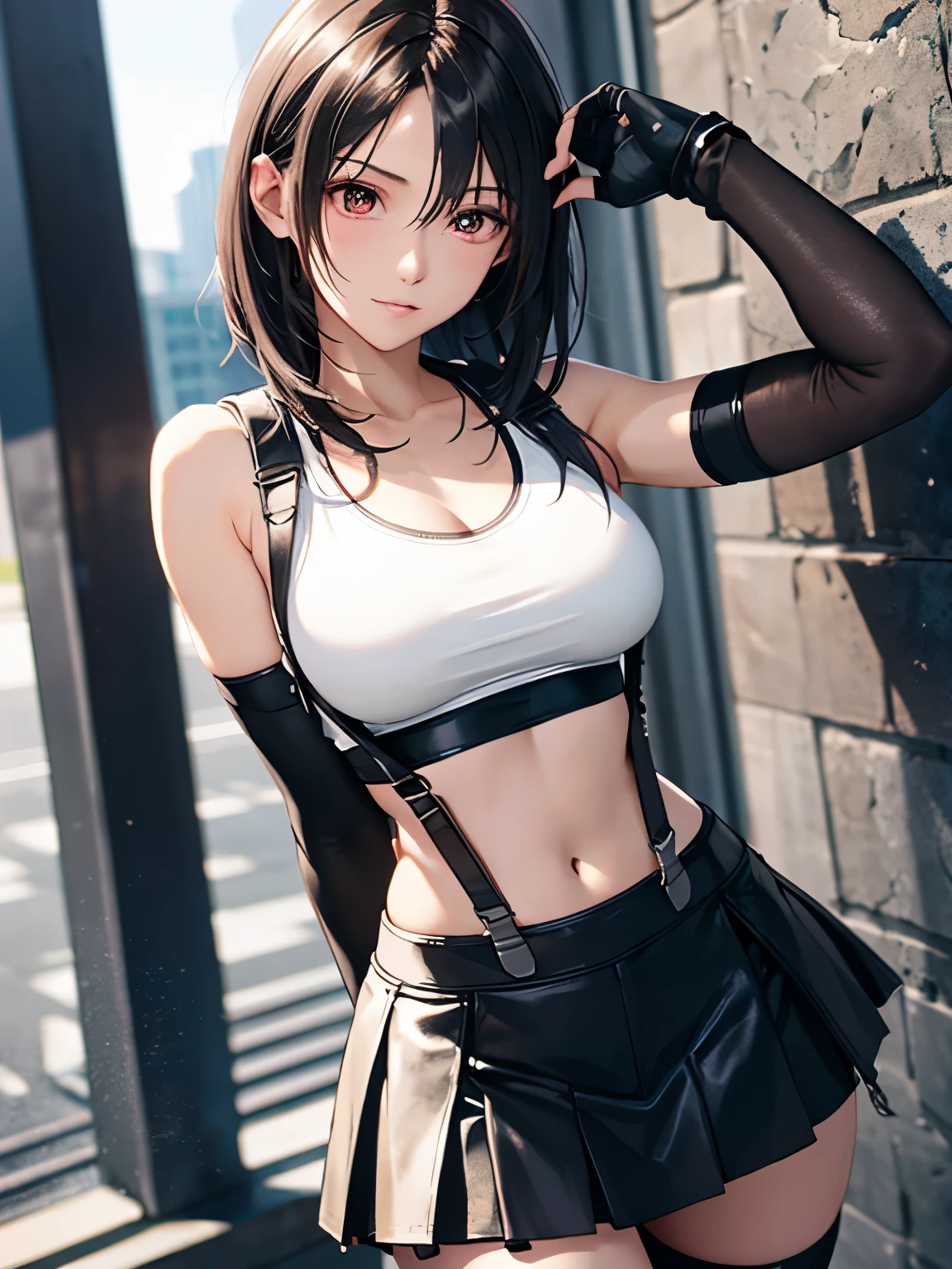 A hot female hero sealed in a barrier deep in a abandoned Kingdom and found by a kid in the year 2050