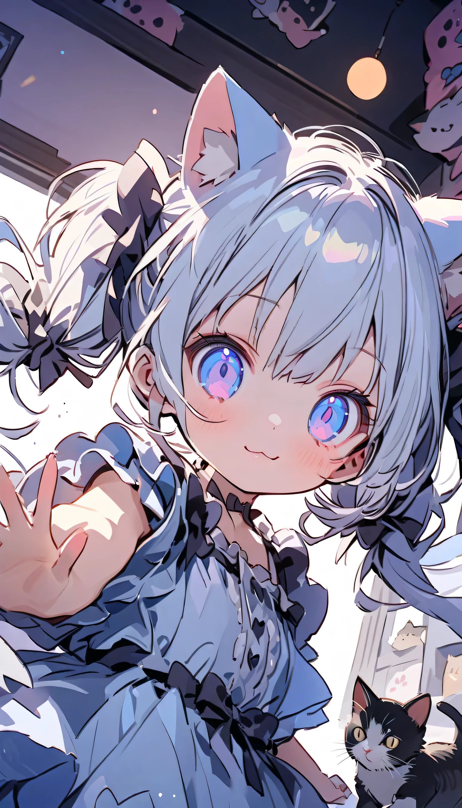 a sticker、おっぱいのa sticker、シンプルなa sticker、tchibi、Colossal tits、cleavage of the breast、Super close-up of the chest、Depiction of only the chest、tongue、sticking out the tongue、long tongue、Mouth open、Cyber Girl、Draw nothing in the background、white backgrounid、