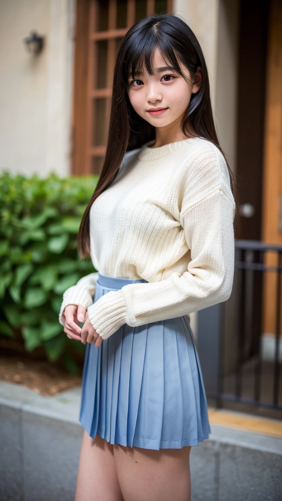 1 girl、(Looking at the audience)、(Bokeh:1.1)、Lips parted、Expressionless、Realistic、tights、skirt、Skyline、Realistic、アップskirt、skirtリフト、highest quality、masterpiece:1.3、超A high resolution、View from below:1.25 、Panties close up:1.35、Embarrassed look、The background is a night view、(Look Viewer:1.3)、(Beautiful Face:1.2)