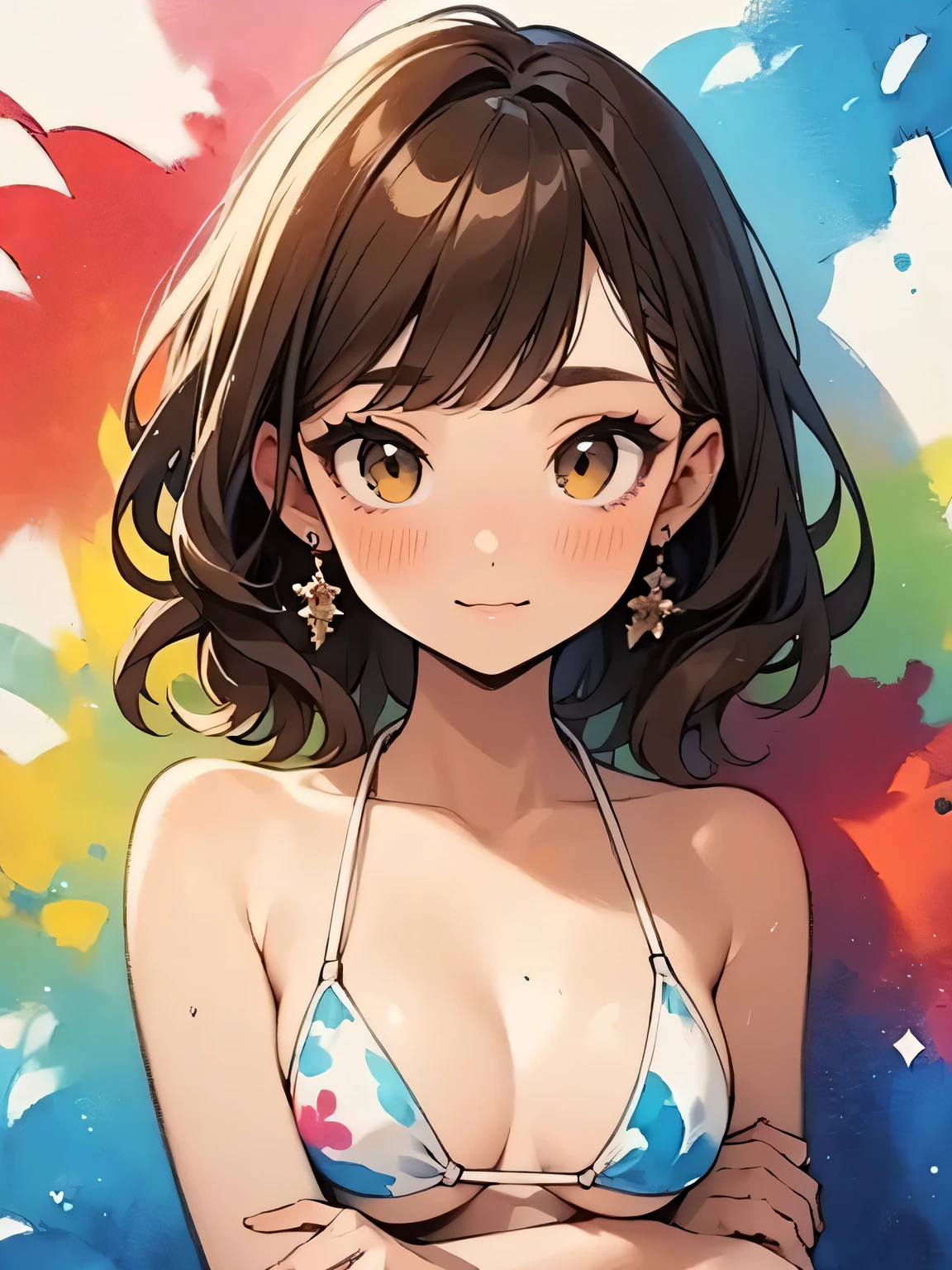 アニメスタイル 女性人物画 水着 Chikara Umeno on X: 