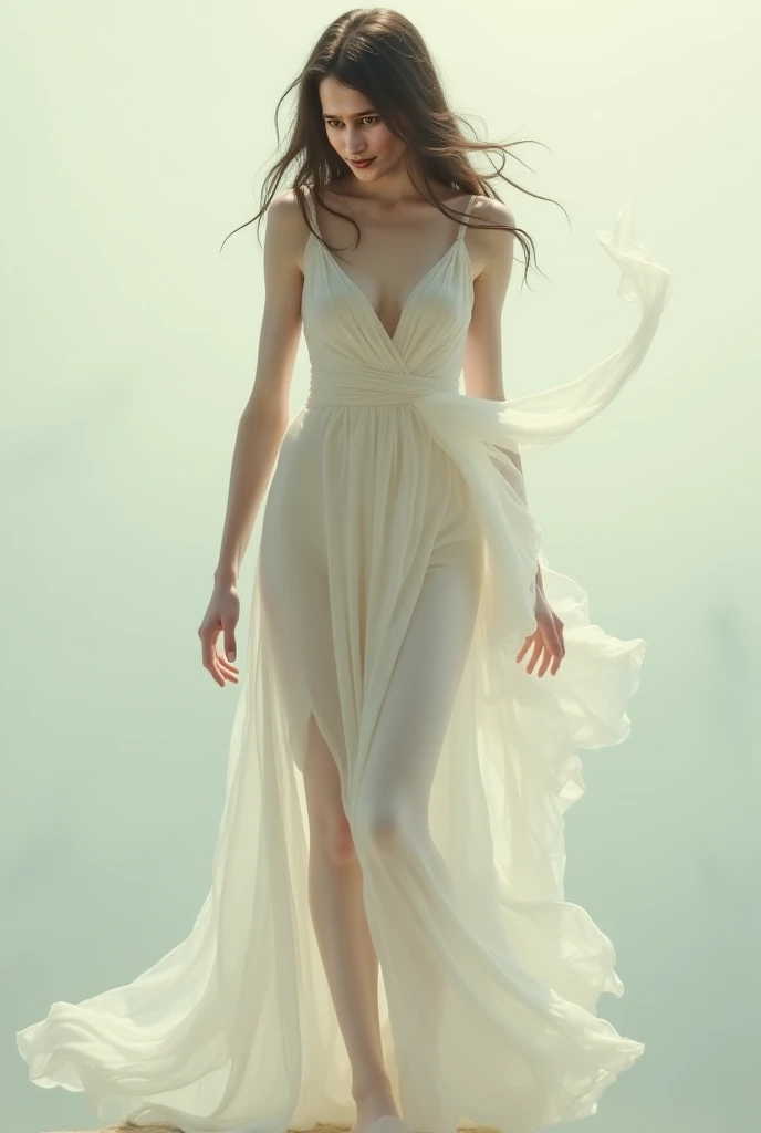 A girl without clothes