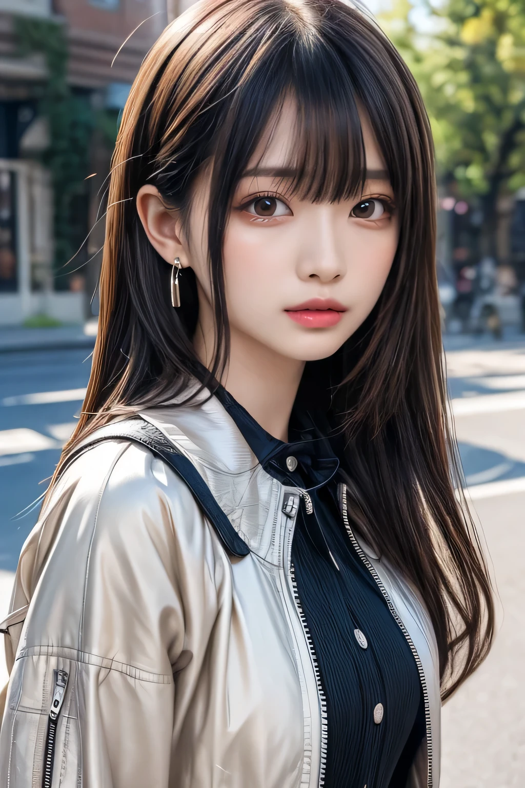 (最高qualityのディテール)、Realistic、8K Ultra HD、High resolution、(One Girl:1.2),(Fatal Beauty,Attractive beauty) ,(A supple and powerful physique),(Sensual charm),(Mysterious charm:1.1),(Captivating silhouette),The 超detailedな、高qualityのテクスチャ、Intricate details、detailed、非常にdetailedなCG、高qualityの影、detailed 美しく繊細な顔、detailed 美しく繊細な目、Written boundary depth、Ray Tracing、20th generation、Cute K-Pop Girls、(The Face of Ulzan in Korea)、Thin face、(Urzan-6500-v1.1:0.6)、PurerosFace_v1、Glowing Eyes、Perfect body、 Viewer Display、(最高qualityのディテール:1.2)、Realistic、8K Ultra HD、High resolution、Woman close up, realistic girl rendering, 8k artistic german bokeh, Enchanting girl, Real Girls, Gurwitz, Gurwitz-style artwork, Girl Roleplay, Realistic 3D style, cgstation Popular Topics,, 8K Portrait Rendering,(truth,truth:1.4),(Sparkling eyes girl:1.2)、The 超detailedな、高qualityのテクスチャ、Intricate details、detailed、非常にdetailedなCG、高qualityの影、detailed 美しく繊細な顔、detailed 美しく繊細な目、Written boundary depth、Ray Tracing、20th generation、Cute K-Pop Girls、(The Face of Ulzan in Korea)、Thin face、(Urzan-6500-v1.1:0.6)、cheek、Glossy Lips、、High resolution, Best image quality, 最高quality, Realistic, 超detailedな, Photo Real, 4K 8K Ultra HD Full Color RAW Photos, Fujifilm(Medium format), Hasselblad, Carl Zeiss, Incredible dynamic range photography(utility_art:Smooth-768:1.1),High resolution, High pixel count, 明確なdetailed, Clear images, Natural color reproduction, Noise Reduction, High fidelity, quality, Software Improvements, Upscaling, Optimized Algorithms, Professional-level retouching,
1. Oversized coat:
The coat is、Choose an oversized design that covers from shoulders to knees.。Color is classic navy or black、or warm khaki or beige, wait.、Choose colors that match the season。
2. Knitted sweater or turtleneck:
To protect yourself from the cold、Knitted sweater or turtleneckを選択してください。Match the texture and color of the knit to the coat.。
3. Wide leg pants:
For pants, Choose a wide-leg design、Combines ease of movement and style。Denim in dark tones or black trousers will look good.。
4. Knee-high boots:
What is included in an oversized coat、足首からふくらはぎまでカバーするKnee-high bootsとの組み合わせ。Boots are black or dark brown and chic.、Gives a stylish impression。
5. accessories:
シンプルなゴールドまたはシルバーのaccessoriesを選択してください、Add elegance to your outfit。for example、Long necklaces and large earrings are recommended.。
6. Handbags:
Handbags、Choose a color that matches the tone of your outfit.。Shoulder bags and tote bags are convenient and stylish。
7. Compensateと髪型:
Compensate, Choose natural colors that flatter your skin。Wavy Hair、By creating loose curls、Appeal to softness。