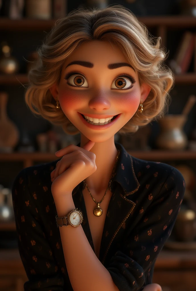 cinematic photo animations image of Margot Robbie in a pub <lora:Shaun:1.0>, 35mm photograph, film, bokeh, professional, 4k, highly detailed