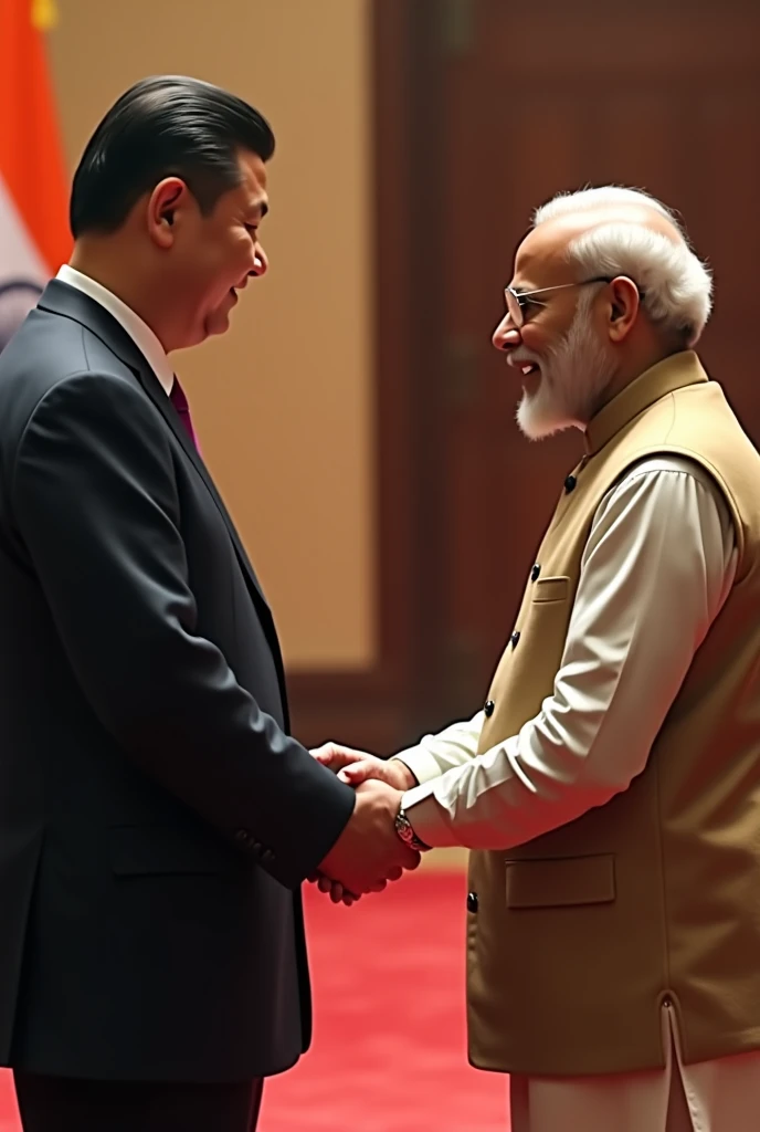 Modi give death stare to jingping