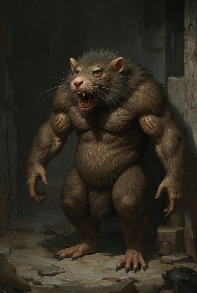 best anatomy, best quality, (by null-ghost,by darkgem,by pino daeni,by zoroj, by redrusker), male, solo, anthro, rat, rodent, skaven, facial scar, fluffy, , rat tail, hairy, warhammer fantasy, vermintide, front view, black body:1.3, standing in a bedroom, masterpiece, Ultra highest quality, unreal engine, trending on ArtStation, Intricate, Ultra heavy High Detail, dramatic, realism, erecick cock, realis sitting, muscle, furry, day, looking_at_viewer, Ultra heavy detailed eyes, Ultra heavy detailed body, Ultra detailed heavy face, Ultra heavy detailed cock, Ultra heavtailed balls, expressive, mine,