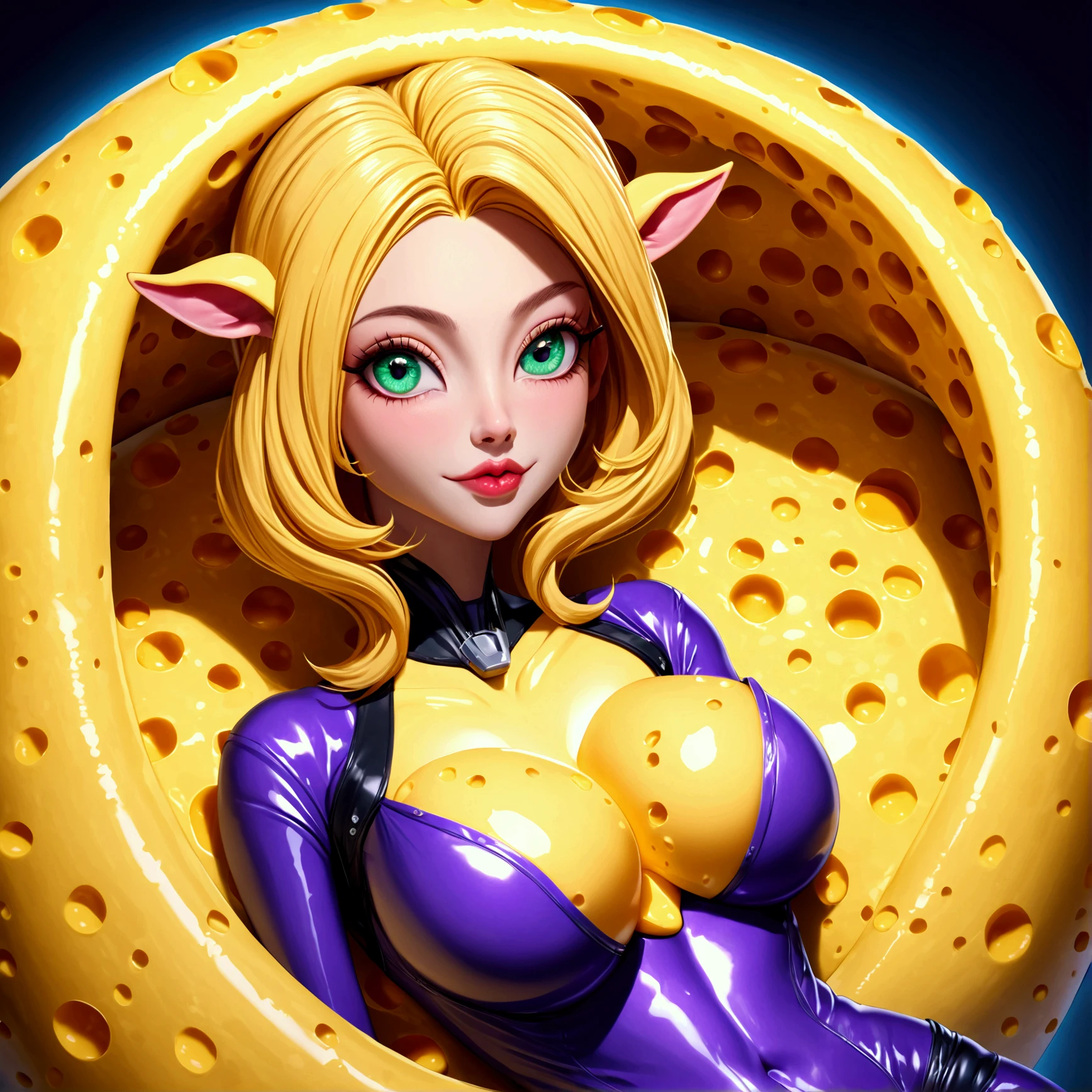 Female alienjelly with giant lips big eyes shiny cheesebody fully turned into shiny cheesebody,High Resolution, 3D Rendering, sexy,Large breasts, fully dressed in cheese,Confused, turning humans into cheese, cheese goddes, turns humanity into cheese, cheese, cheese, cheesing girls, transforming girls cheese, 9girl becomming cheese forever, cheese females fully cheesed, everyone AlienCheese, cheese legs, cheese face, cheese breast, cheese arms, shiny eyes, Looking at viewer, seductive smile, wants to have me, wants to turn me to, serounded by some other females that are fully 100% bodycheesed, cheese faces head, a.i. Makes this reallity for me, humans turned into female cheese, humans turned into femalecheese, humans fully turned into cheesefemales, seductive cheese, seductive cheese, cheese has femalehumanbody, Alien turned penis into cheese, , vagina turned in cheececock, cheesedildo strapped on, Female alien turned into cheese, female aliens turned into cheese, aliens same size as human, female cheese aliens abduct me, vacuum cheese bed, female aliens from cheese, sexy seductive cheesealiens abduct me, cheese aliens abduct me to there planet, cheese aliens are super horny, aliens are ultra horny, female alienjelly flirts with me, female alien put me in a vacuumbed, female alien encased me in vacuum bed, female alien sucked me in a really tight vacuumbed, i am a female inside a tight latex cheese vacuumbed, fully sealed tight in latextightvacuumbed, Alien Milf Looking at viewer, Alien milf put me in vacuumbed, 1female inside vacuumbed, 1female inside tight latexcheesevacuumbed, alien milf to horny wants me instantly, alien milf abducts me now, alienmilf has big lips, giant aliensucking lips, milking machine attached to my breast, giant full lips milking my breast, milkmachine is milking breast, breastsucking liquidcheese from breast like a cow getting milked, alien have intense big lips, intense big sucking lips that suck viewer, Alien female turned me into cheese,