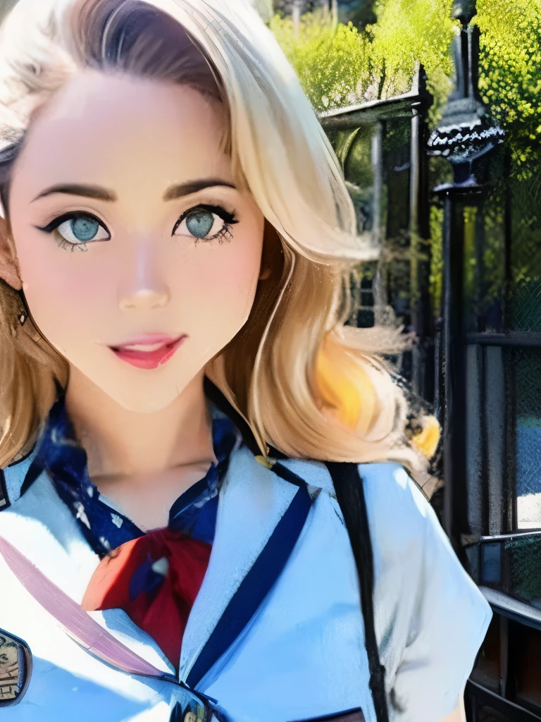 a close up of a woman in a skirt posing for a picture, a portrait by Eve Ryder, trending on cg society, process art, dressed as schoolgirl, cute schoolgirl, hyperrealistic schoolgirl, realistic schoolgirl, a hyperrealistic schoolgirl, of a schoolgirl posing, school girl, wearing headmistress uniform, wearing school uniform, wearing a school uniform