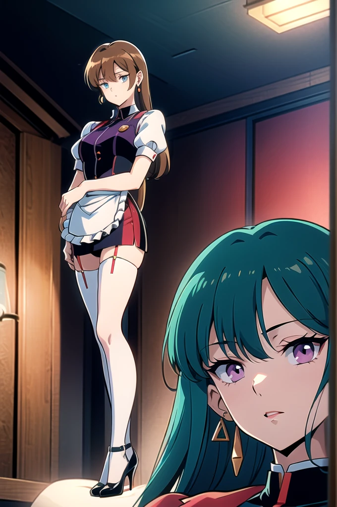 young woman,Green long straight hair,Blue Eyes,Even bangs,Straight bangs,high resolution,Adult content,sex,Nipples,sexual intercourse,Too much exposed skin,Just before climax,Highest quality,sexy,masterpiece,Make your face bright red,Big Breasts,toned,melancholic,{best quality}, {very aesthetic}, {ultra-detailed}, {best illustration},nsfw, girl, lift up the apron, bottomless, pussy, pubic hair,2person ,1girl, nipple, nsfw, 1man, man pinch nipple, man touch nipple, orgasm, upper body, best quality, very aesthetic,{best quality}, {very aesthetic}, {ultra-detailed}, {best illustration}, nsfw, 1girl, 1man, sex, standing doggy, from front,playboy bunny,