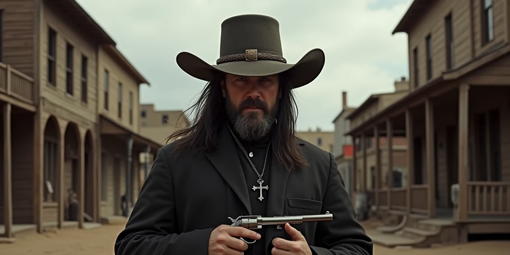 ((mejor calidad)), ((obra maestra)), (detallado), perfect faceJesus Christ with a black robe and and a red belt flag behind him of Israel with an ak47 and vests with bombs