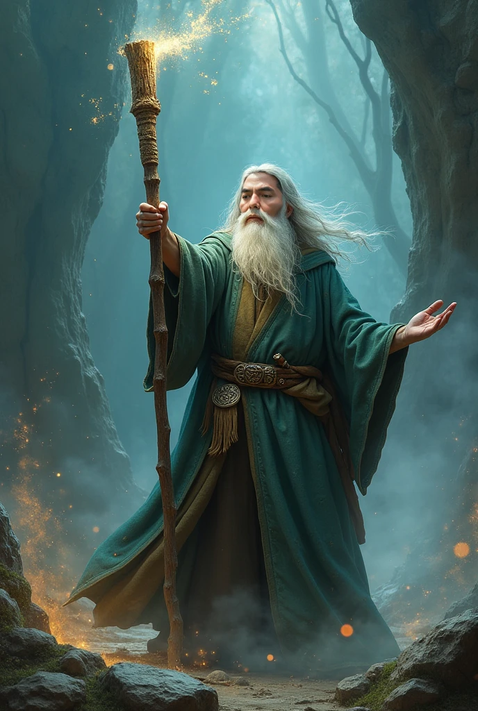 Do it to Gandalf with the stick - SeaArt AI