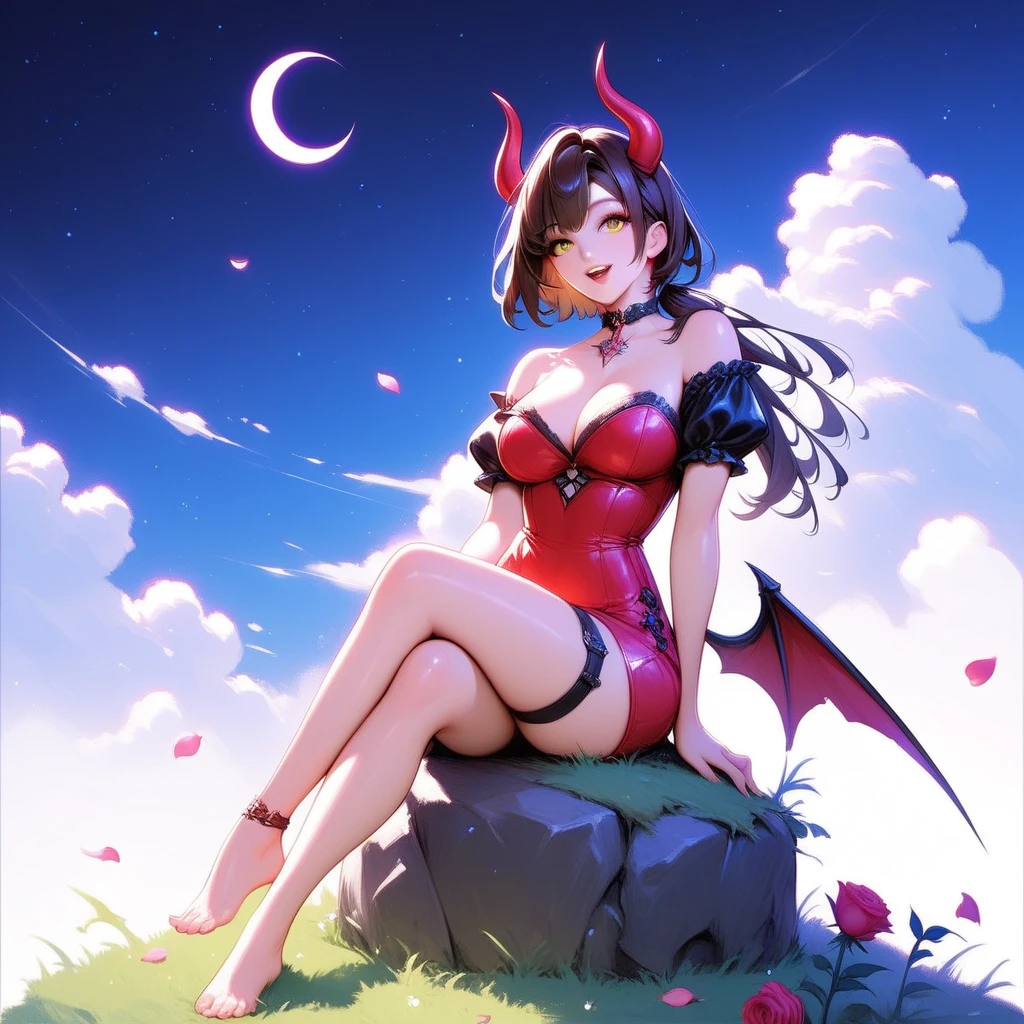 (Ying Dragon God), (Through the Clouds), (Top of the Mountains), (Complex), (Super Detail), (Starry Sky Background), (Stout Limbs), (Moon Night), (Ultra Clear), (Best Quality),HD graphics，Chu Chu dynamic and colorful female college student lying on the bed wearing colorful underwear and underwear，，Spread your legs ，A white lace scarf is worn around his neck --v6