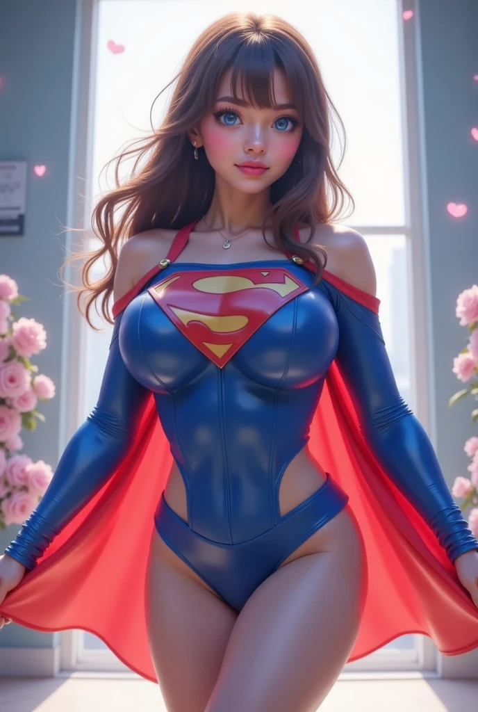 Arte Oficial, Unity 8k papel de parede, ultra detalhado, Beautiful and Aesthetic, Beautiful, master part, best quality, (BBW MILF), (38 years old) , (Zemaranhar, mandala, emaranhado, emaranhar), 1girl, (Supergirl), rabo de cavalo loiro, olhos azuis, pequeno, capa vermelha, saia vermelha, Botas vermelhas, tampo azul, seios grandes, Clavicle exposed, exposed neck, cintura exposta, Voando acima da paisagem urbana, gota de suor, Desviando o olhar, Cyberpunk, adicionar_detalhe, Supergirl, tempestade, epic scene,Detalhes complexos, hiper sexualizada, Hiper provocativo, , Sorriso, hiper lolita, mamilos eretos, Cameltoe completo, Hiperresolución, sardas cheias, thick, juicy lips, Olhos grandes, roupas mal reveladoras, mamilo exposto, expor pelos pubianos