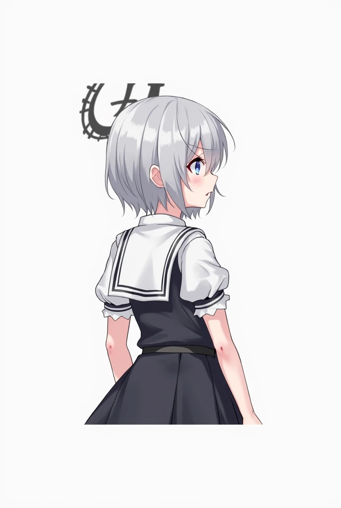 front, hold a sword, and laugh