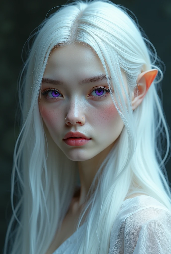 (elven ears,animal ears,pointed ears,tightly curled locks,sharp hairline),(best quality,ultra-detailed),(illustration,painting),vivid colors,soft lighting