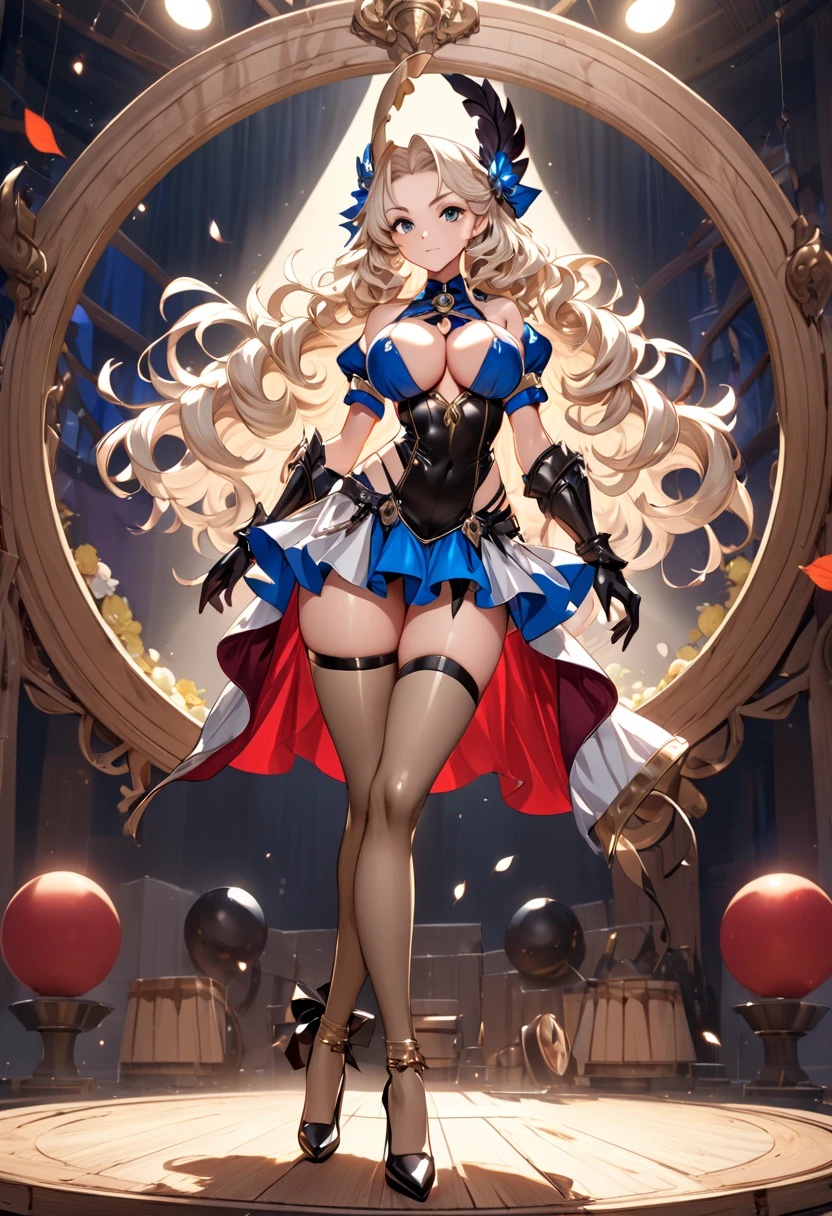 Masterpiece, beautiful art, professional artist, 8k, art style by sciamano240, very detailed face, very detailed hair, 1girl, perfectly drawn body, beautiful face, long hair, light blue hair , very detailed blue vertical cat eyes, pouty lips , rosey cheeks, intricate details in eyes, Dior tigh boots, earrings, close up on face, wearing super girl outfit, red cape, mini skirt, modern setting, full body view, standing in hero pose,