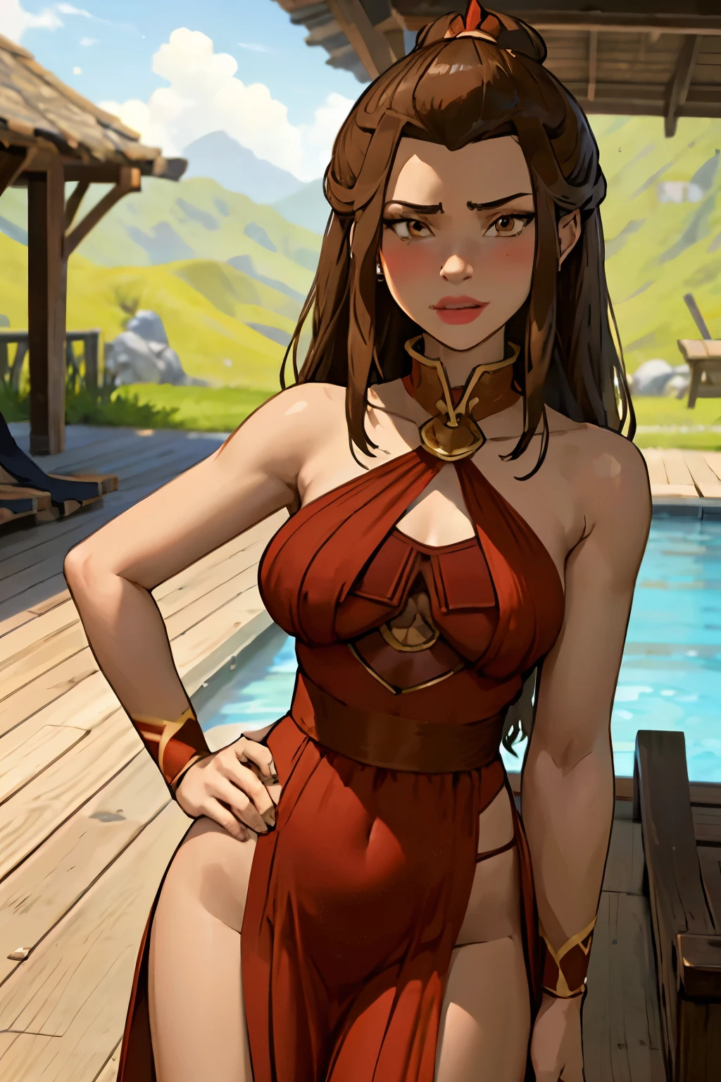 gros cul, topless, MILF, vraiment gros boobasterpiece), anime girl avec de gros seins, séduisante fille d’anime, Ilya Kuvshinov. 4 km, [ Art numérique 4 km ]!!, Style Anime 3D réaliste, Jolie fille d’anime, Artgerme extrêmement détaillé, Oppai, Style anime 4 K, Rendu photo réaliste Anime girl, Anime hyper réaliste, style anime. 8k, nombril visible