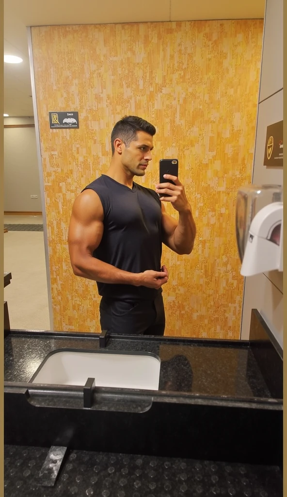 Homem brasileiro bonito realista forte musculoso