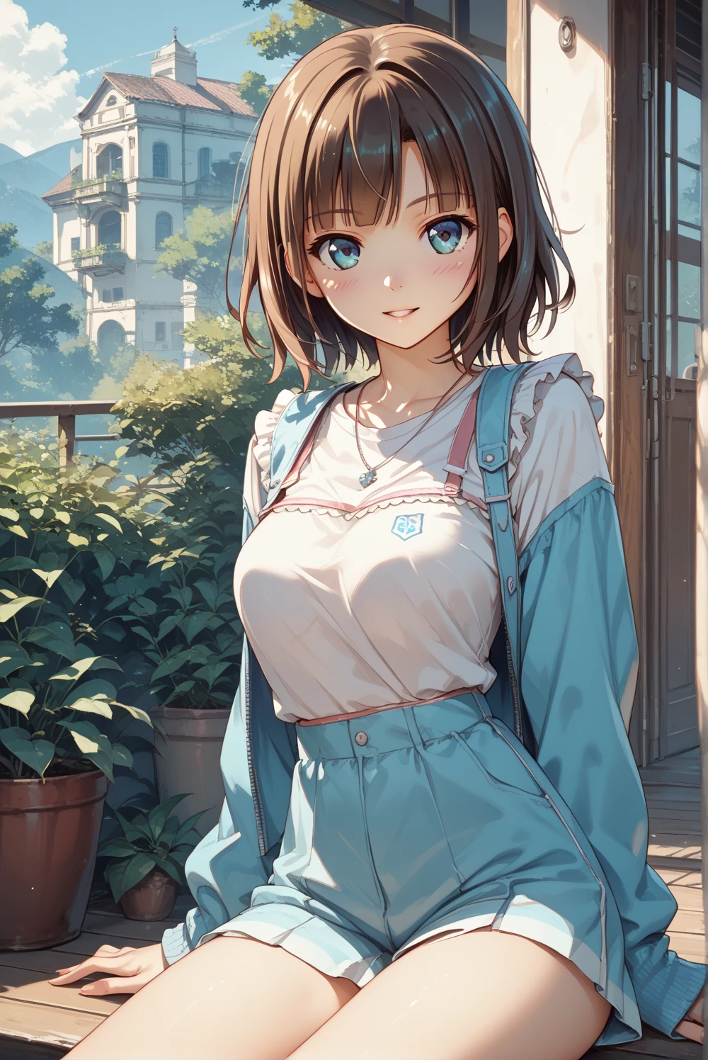 Suzuka Utako,short hair