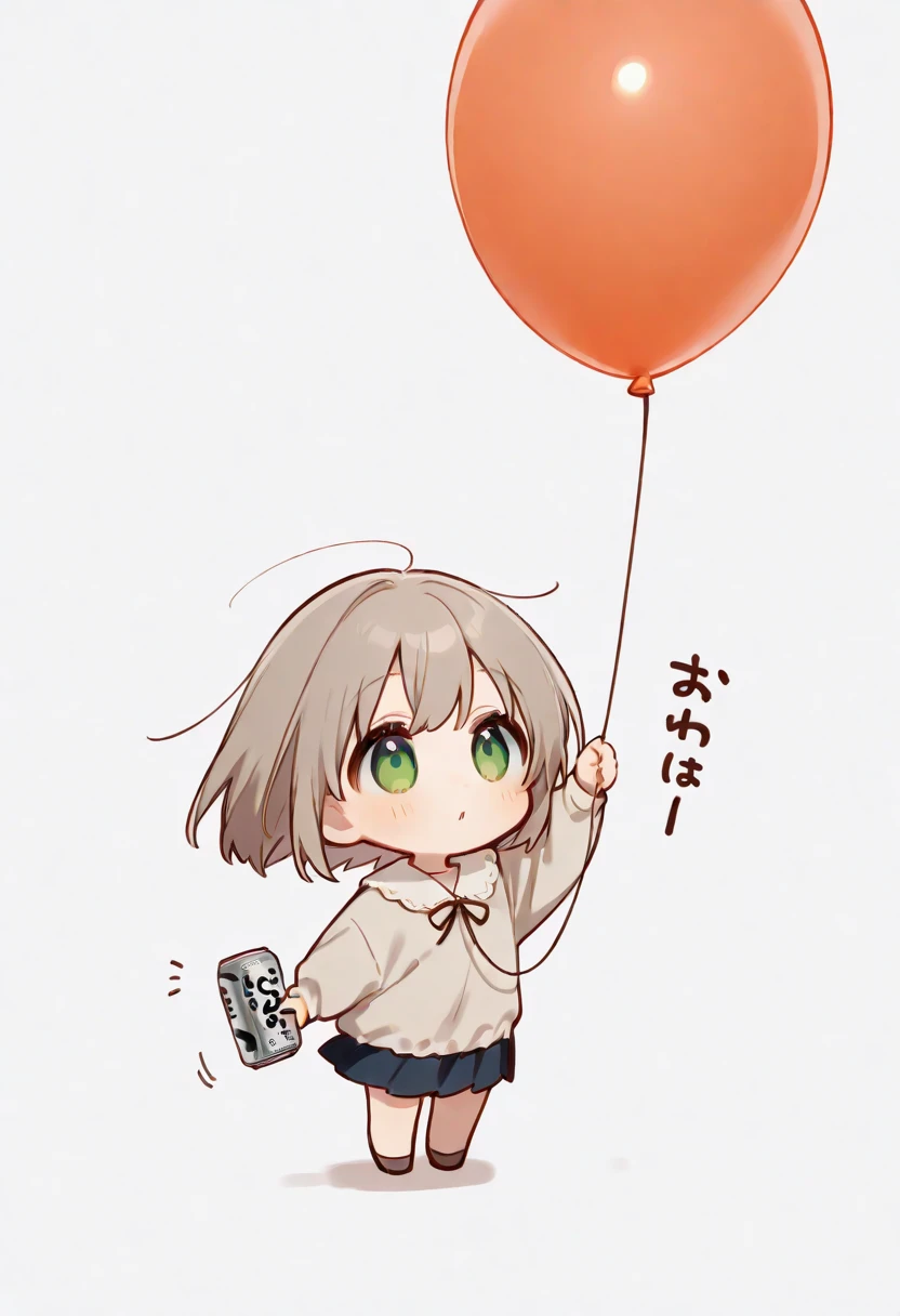  s， chibi,少女がwind船を捕まえようとする，The girl is short， the girl's hand can't reach the balloon，wind（1.1），wind船を捕まえようとする（1.3）