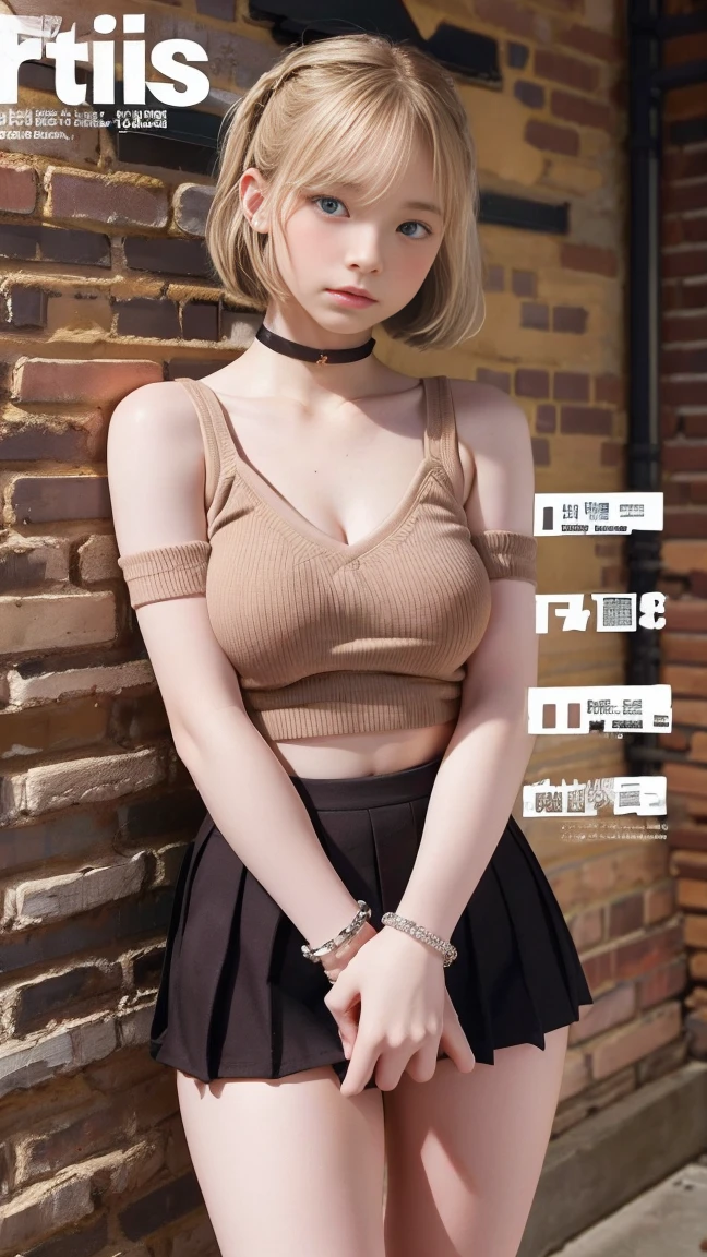 NSFW、(Highest quality, 8k, Realistic:1.5), (alone), (One Girl:1.5), (Childish), (Baby Face), (Pin-up Girl), (Pinup Model Photos:1.3), (Glowing Skin), (Platinum Blonde Hair:1.3), (beautiful girl), (Cheek brown makeup), (Girl with big beady eyes:1.3),(Droopy eyed woman), (Ahegao:1.7), (Keep smiling), (Stick your tongue out of your mouth:1.5), (seems to be happy:1.5), (Healthy Body), (Show your crotch:1.6), (Hands crossed behind head:1.5), (age Girl:1.5),(Bold pose), (Squat down), (Completely naked), (Photographed in the city), (Have fun), (Red dog choker) ,(Urinating)