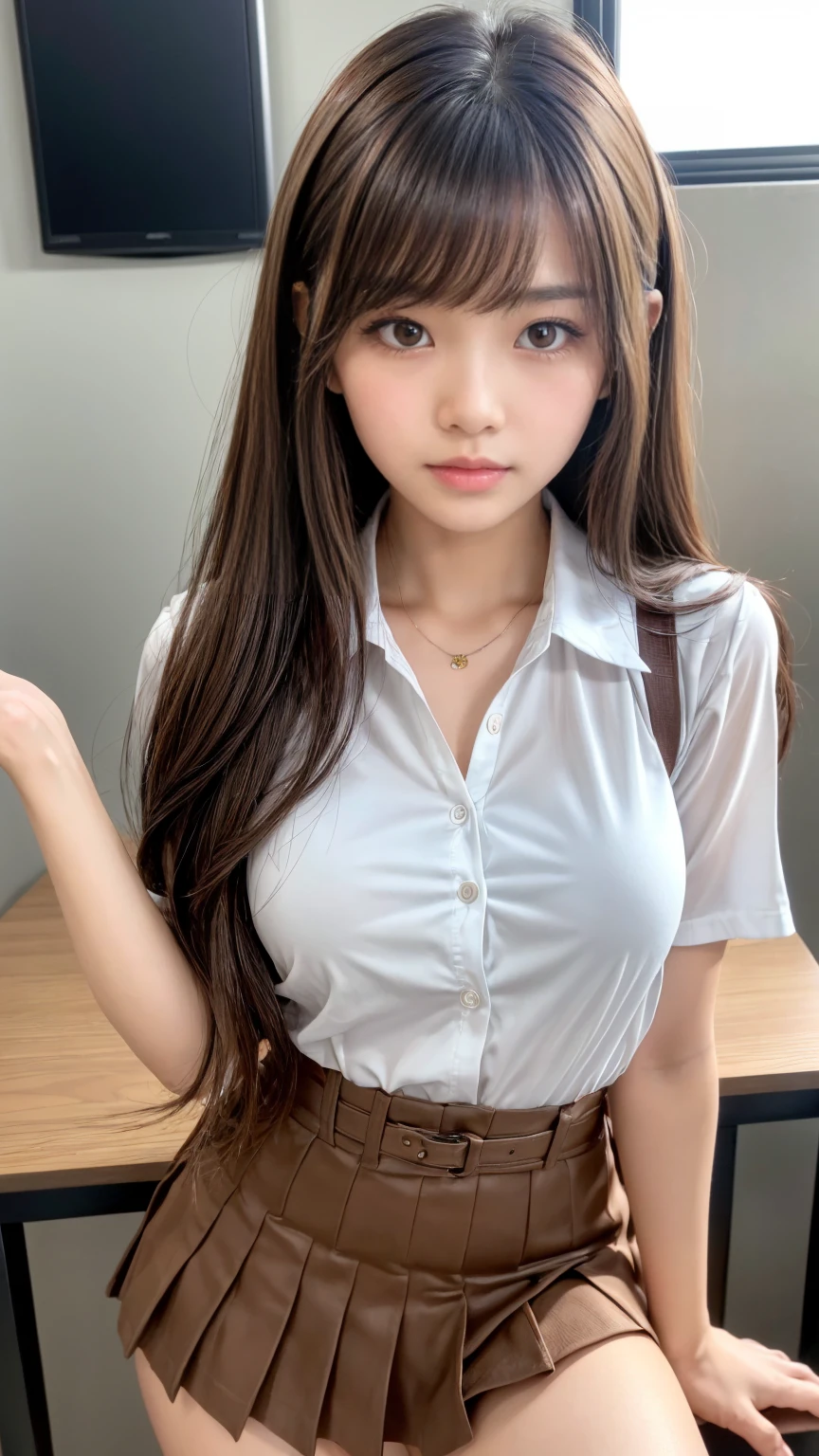 Beautiful young wife at a brothel、Super detailed、Particles of light:0.5、Shiny and smooth skin texture、Making love with a male customer、Beautiful clear eyes、Secret Love Affair、Sex、、Natural Texture、Short Hair、、Mature slender beauty、Small breasts、Dignified face、Boyfriend Shirt、Man and woman in love、Nasty relationship