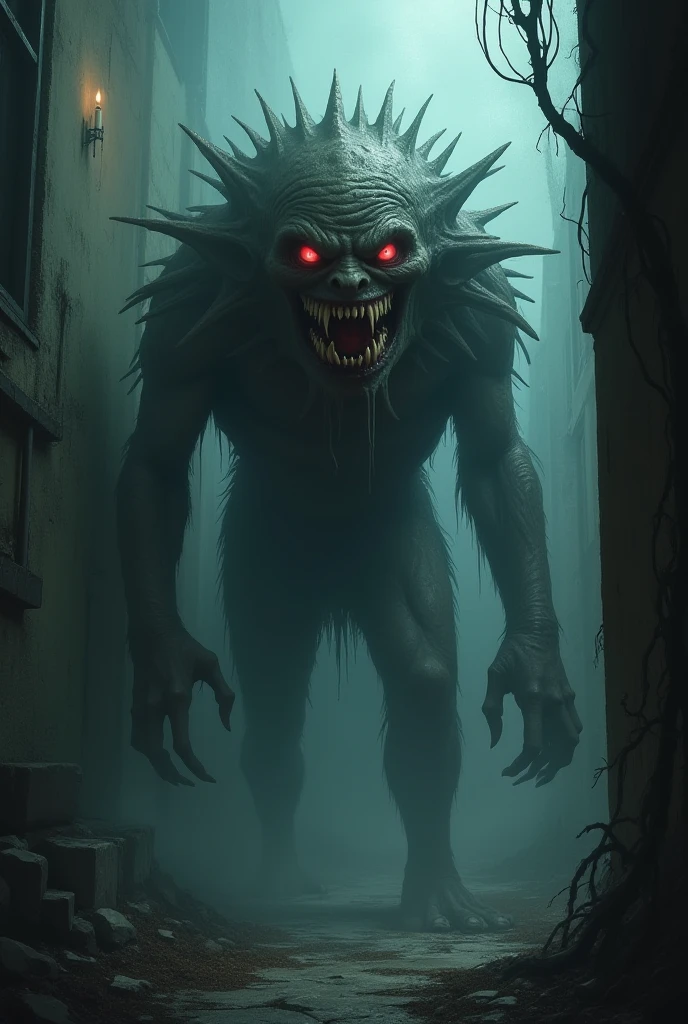 An urban monster easy drawing