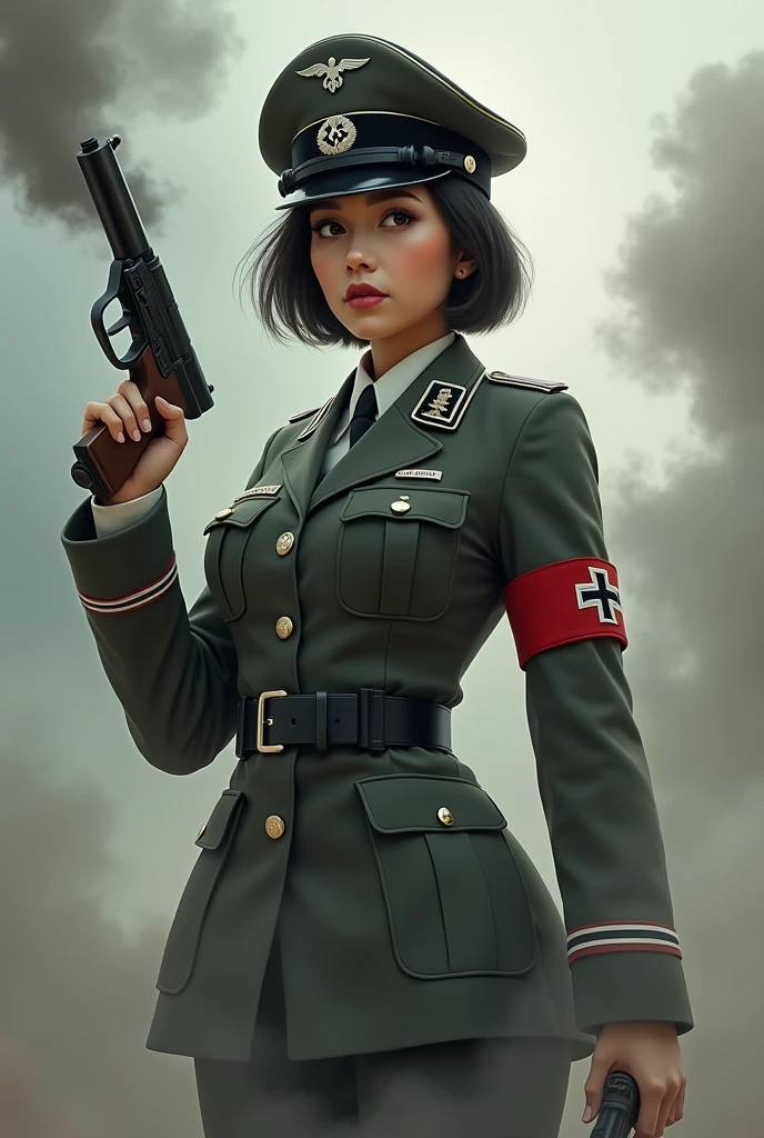 Hinata hyuga from naruto nazi soldier anime version