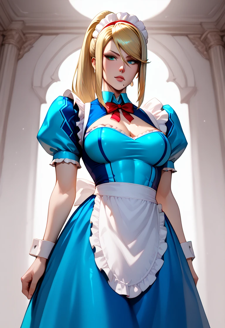 Samus Aran, sexy, maid costume