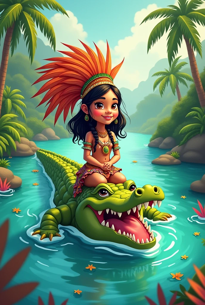 Happy Horny, aroused 1girl), beautiful bikini wearing Indian young teen girl with giant colossal Kaa monster squeezing her hard, wrapped in thick spiraling coils, constricted, struggle, gasping for air, snake attack, snake peril,