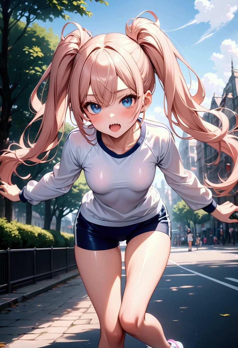 master piece, highres, 4k.8k, 1 girl, beautiful detailed eyes, haircurly hair, gradient hair,(Blonde and Pastel hair color) , thick bluish eyeshadow, thin eyebrows, thick black eyeliner, Highlighted eyes with eyeliner, false eyelashes,,(tanned skin:1.2), full body, leaning forward, , sailor suit, slim,(gigantic breasts),