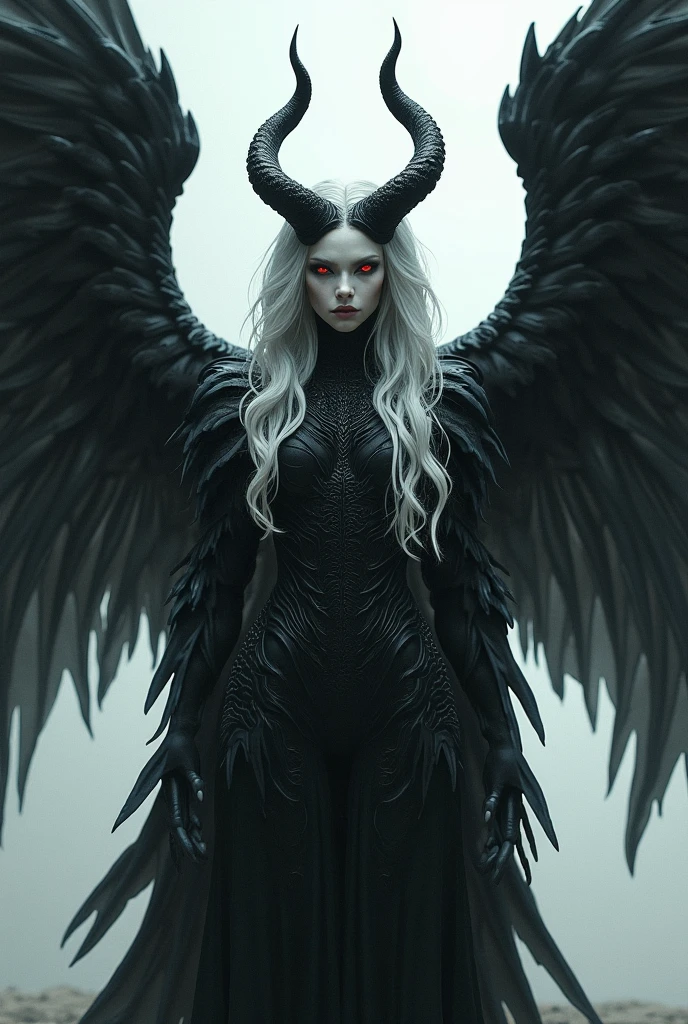 One with wings(succubus:1.5),red color eyes,White hair,Like the wings of an eagle,Fly in the night sky,There are clouds and the moon,Fantastical,4K,best qualtiy,primitive, the night,((Ultra-detailed and high-precision details)),(The picture is clear and sharp)