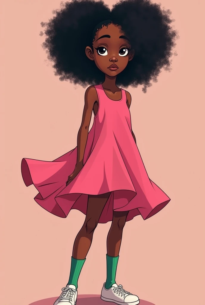 score_6_up, score_7_up, score_8_up, score_9, masterpiece, perfect face, perfect hands, high quality,(1girl, solo,) child, full body, <lora:Jazmine_Dubiois_Boondocks_for_PonyXL:1> jazmine_dubois, dark skin, flat chest, twintails, long hair, big hair, happy, smile,|