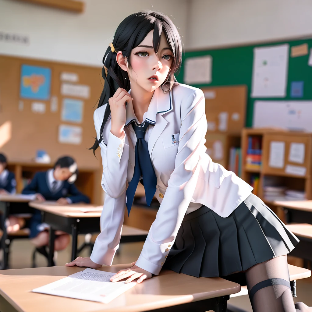 ((Best quality)), 1girl, teacher --auto